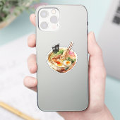 Sticker Délices de ramen à l'aquarelle (Téléphone)