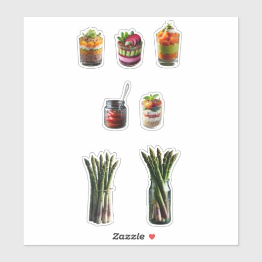 Sticker delicious vegetables recipes (Feuille)