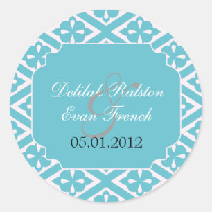 sticker, &, Delilah Ralston, Evan French, 10 .01.. Ronde Sticker