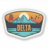 Sticker Delta, Alabama (Devant)