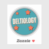 Sticker Deltiologie (Feuille)