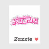 Sticker Démanteler le patriarcat (Feuille)