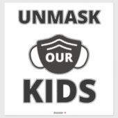Sticker Démasquer nos enfants (Feuille)