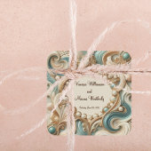 Sticker d'emballage Pearl Coast Elegance