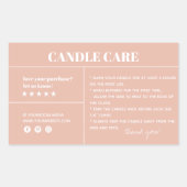 Sticker d'emballage pour Merci d'entretien des bou (Devant)