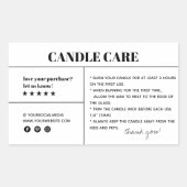 Sticker d'emballage pour Merci d'entretien des bou (Devant)