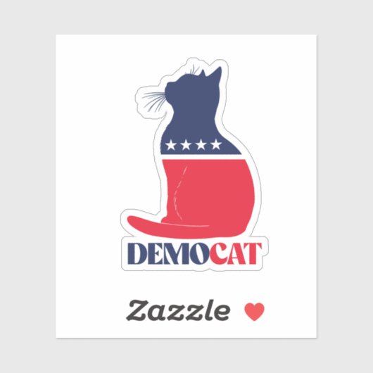 Sticker Démocrate (Feuille)
