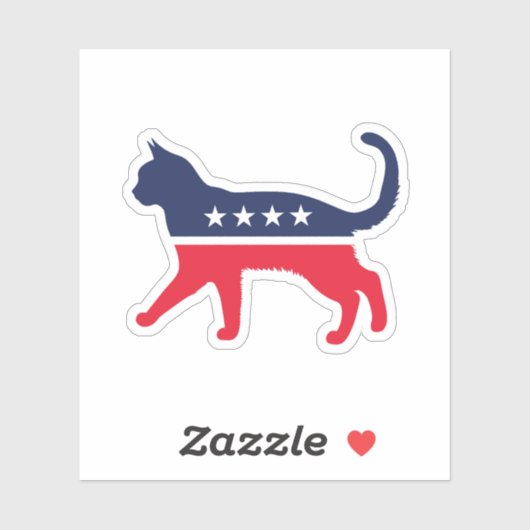 Sticker Démocrate (Feuille)