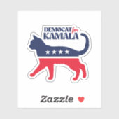 Sticker Démocrate de Kamala (Feuille)