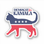 Sticker Démocrate de Kamala (Devant)
