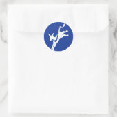 Sticker démocrate Donkey Round (Sac)
