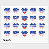 Sticker Democratisch Hart (Vel)