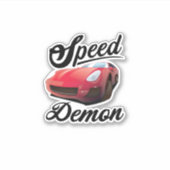 Sticker Démon de la vitesse (Devant)
