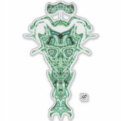 Sticker Démon de l'Underworld's bust v2 (Devant)