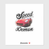 Sticker Démon de vitesse (Feuille)