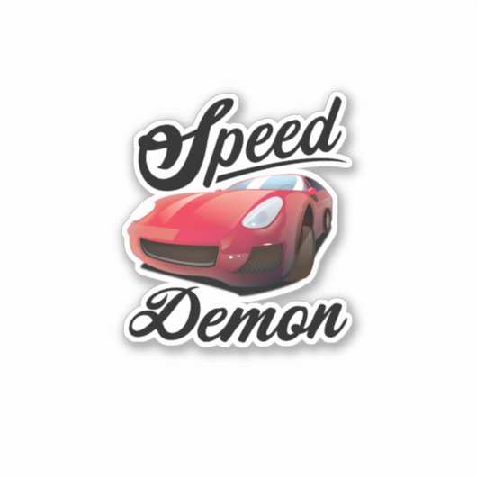 Sticker Démon de vitesse (Devant)