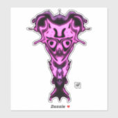 Sticker Démon du buste de Underworld v0.1 (Feuille)