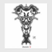 Sticker Démon du buste de Underworld v0.3 (Feuille)