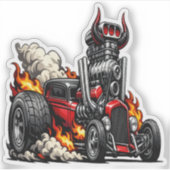 Sticker Démon Hot Rod (Devant)