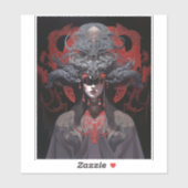 Sticker Demon Queen Imaginaire Art (Feuille)