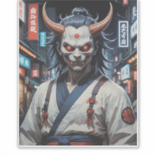Sticker Demon Samurai