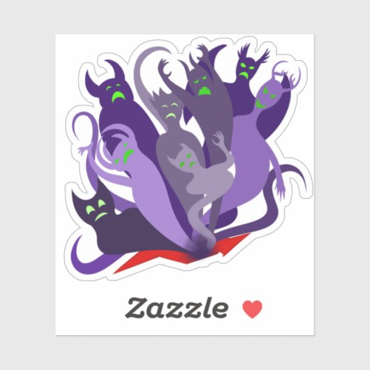 Sticker Demons of the Abyss (Feuille)