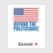 Sticker Démunir Les Politiciens (Feuille)