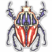 Sticker Dendroctone coloré (Devant)