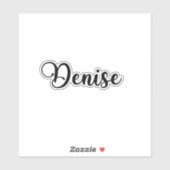 Sticker Denise Name - Calligraphie manuscrite (Feuille)