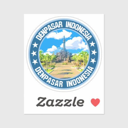 Sticker Denpasar (Feuille)