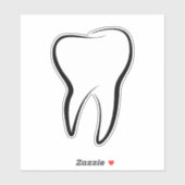 Sticker Dentaire dentaire Médicale Graphisme Dentistrie (Feuille)