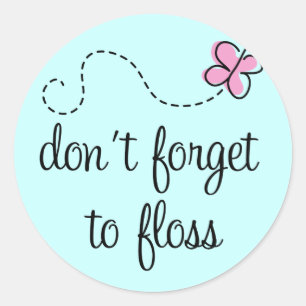 Sticker Dental Hygienist Floss