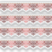 Sticker Dentelle rouge brillante, dentelle, rouge, ajourée (Devant)