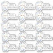 Sticker Dentist Nomination dent dent (Devant)