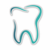 Sticker Dentistère dentaire Image Médicale (Devant)