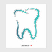 Sticker Dentistère dentaire Image Médicale (Feuille)