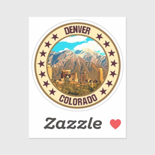 Sticker Denver (Feuille)