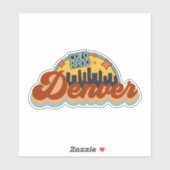 Sticker Denver, Colorado (Feuille)