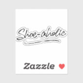 Sticker Dépendante aux chaussures (Feuille)