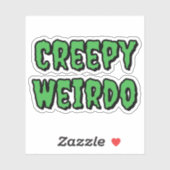 Sticker Déplaisant Weirdo (Feuille)