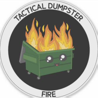 Sticker Dépouilleur tactique ronde feu style militaire Déc