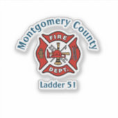 Sticker d'équipement personnalisé du logo du servi (Devant)