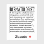Sticker Dermatologue (Feuille)