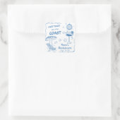 Sticker Dernier de la plage toast Coast Bacheloret (Sac)