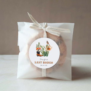 Sticker dernier Rodeo personnalisé