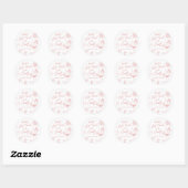 Sticker dernier Toast Coast Beach Pink Bachelorett (Feuille)