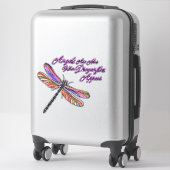 Sticker Des Anges Apparaissent Lorsque Les libellules Sont (Sur valise)