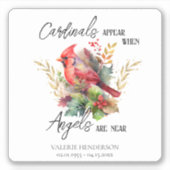 Sticker Des cardinaux commémoratifs apparaissent (Devant)