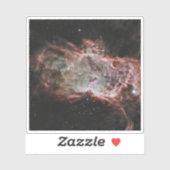 Sticker Des Clusters Étoiles Au Centre De La Nebula De Fla (Feuille)