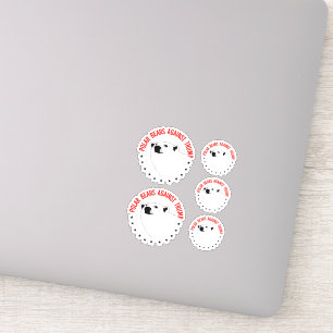 Sticker Des ours polaires contre Trump
